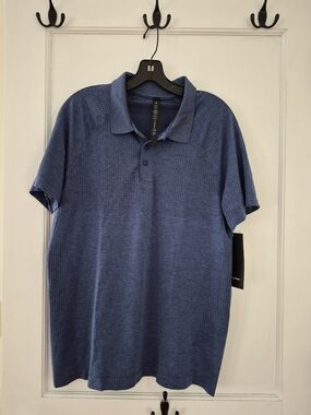 lululemon athletica Metal Vent Tech Polo — Black